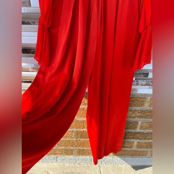 Free People Womens Not Your Baby Mixed-Media Jumpsuit size 0 - Picture 9 of 16